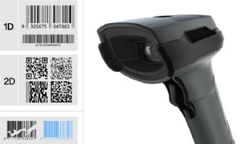 Safescan 1D/2D Barcode Handscanner 330-W antraciet