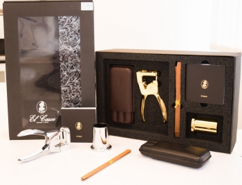 EL-CASCO Luxe Sigarenrokers set Gold Plates