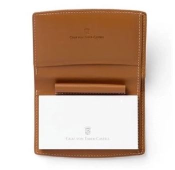 Graf van Faber Castell notepad met penhouder  Cognac