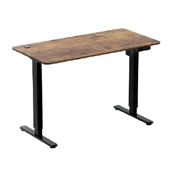 LogiLink elektrisch Thuis Zit/Sta bureau 120 x 60 cm Zw/Br.