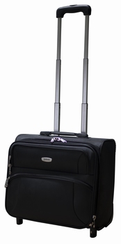 Pilotenkoffer trolley 15" kunstleder