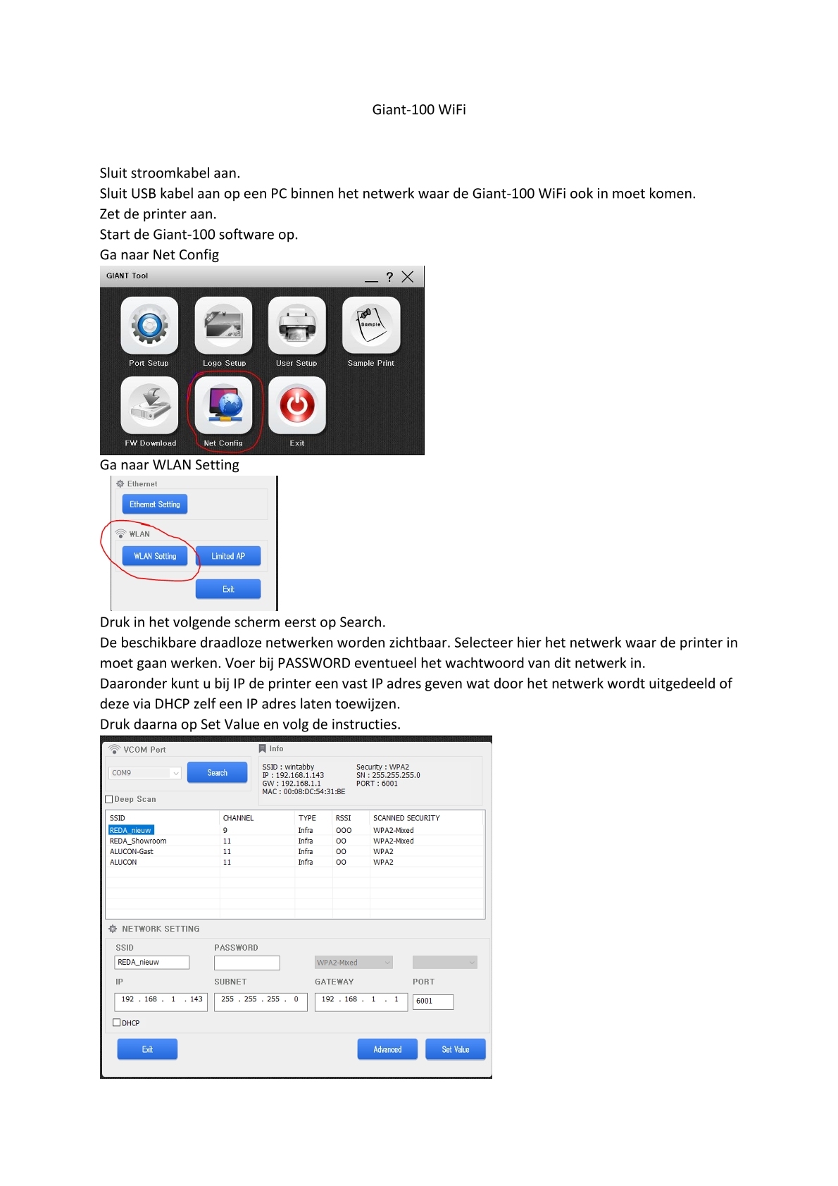 Bon- / Keukenprinter Sam4s Giant-100 Wifi