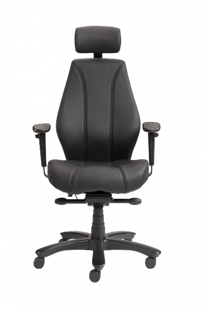 Bureaustoel XL 24 uurs Raptor leder heavy duty