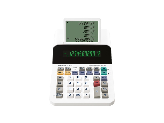 Calculator Sharp EL1501 wit desk 12 digit