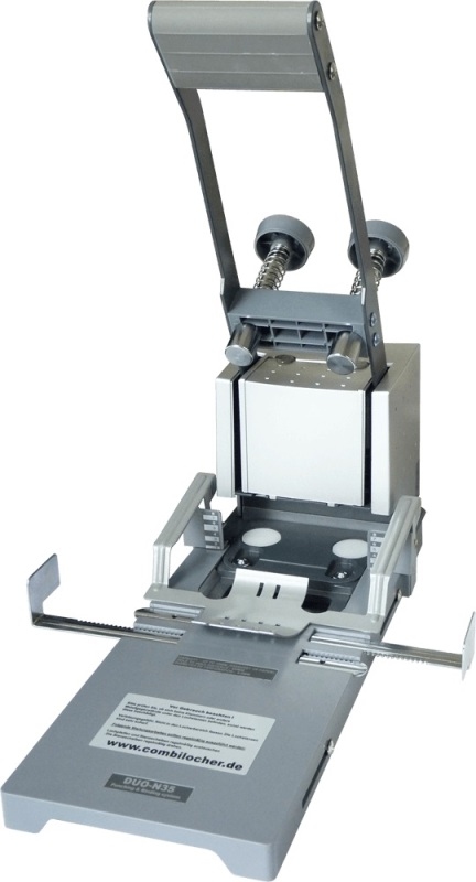 COMBILOCHER pons- en bindmachine DUO-N35 grijs 245x210x380mm