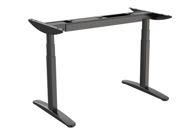 DESQ elektrisch zit-sta bureau frame Heavy Duty wit