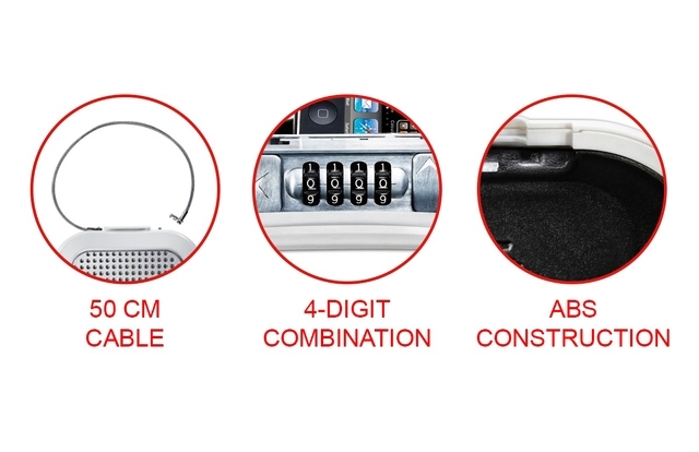 Draagbare kluis MasterLock Safe space met combinatieslot