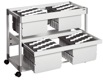Durable hangmappenboy System File Trolley 200 Multi Duo
