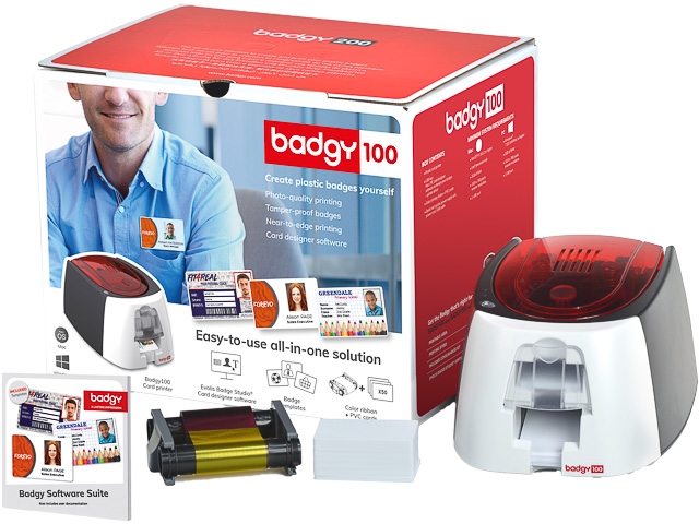 Evolis Badgy 100 kaartprinter / CARD PRINTER