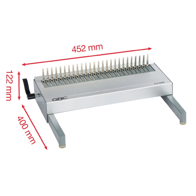GBC CC500 Handmatige Comb Closer Machine, capaciteit 500 vel