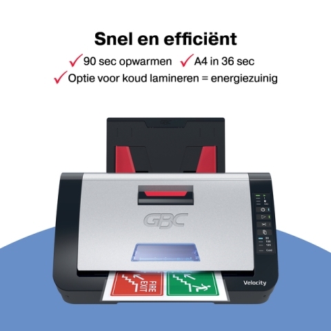 GBC Velocity A4 automatische lamineermachine