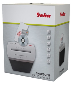 Geha Papiervernietiger Shredder X7CD Comfort Snippers 4x40mm