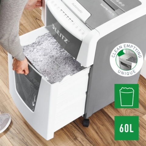 Leitz IQ Auto+ Office 300 P4 papiervernietiger snippers 4x28