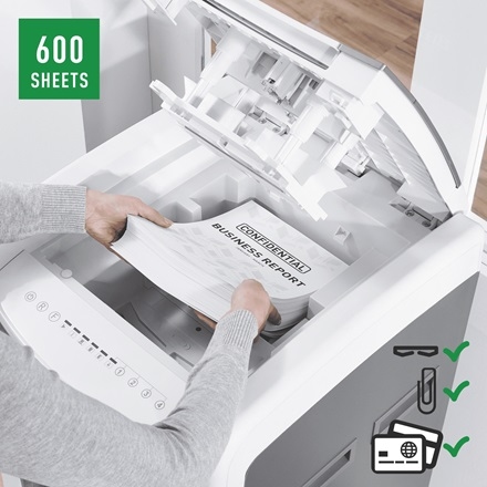 Leitz IQ Auto+ Office Pro 600 Papiervernietiger P5