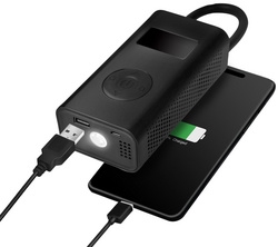 Logilink mobiele luchtcompressor met LED lamp
