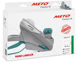 METO Prijstang Classic M 1626, 2-regels, 16-tekens