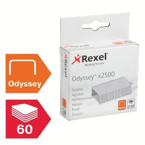 Nieten Rexel Odyssey verzinkt 2500 stuks