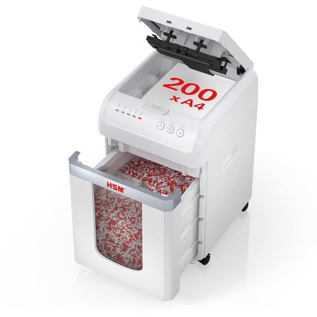 Papiervernietiger HSM Shredstar Autofeed X200 snipper 4x12mm