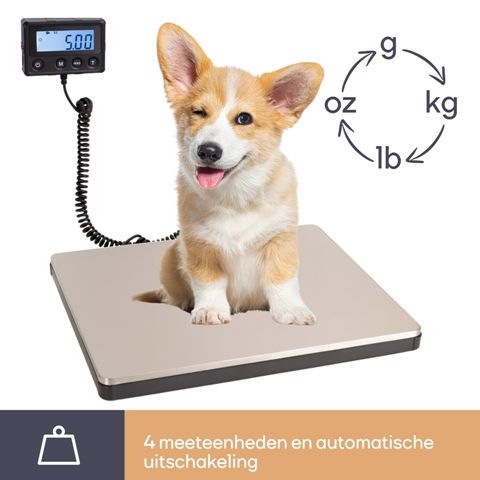 Perel digitale pakketweegschaal tot 100KG
