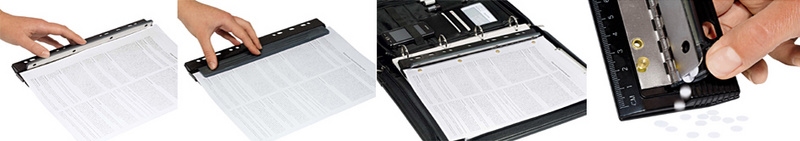 Perforator 4-gaats Business tas- en zakmodel