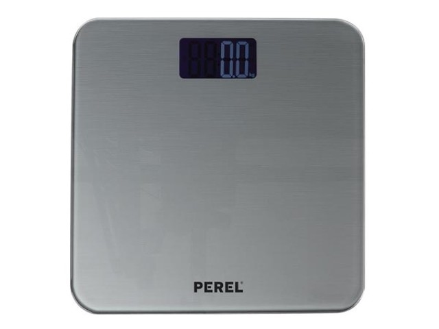 Personenweegschaal, digitaal, max. 180 kg, omgekeerd lcd-scherm, automatische uitschakeling, grijs