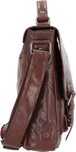 PRIDE&SOUL schoudertas "Business Bag L", Leder, bruin