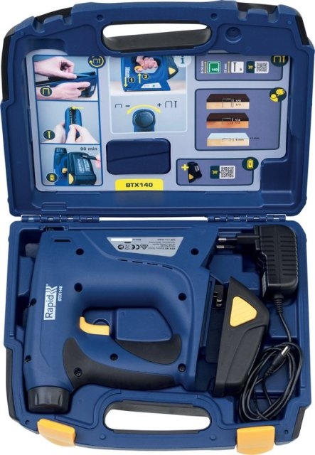 Rapid Accu-Tacker BTX140 blauw in koffer