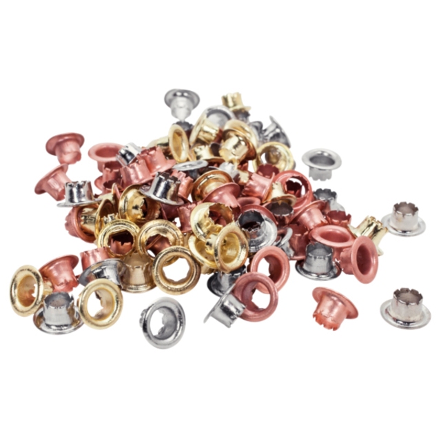 Rapid Eyelets / oogjes rond 4mm  - 100 stuks