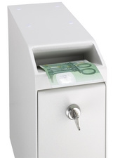 Ratiotec kassa afstortkluis POS Safe RT 650 creme / wit