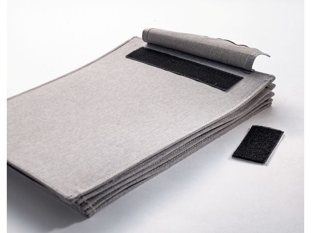 Sigel Documentenvakken Move it grijs polyester 340x245x35mm