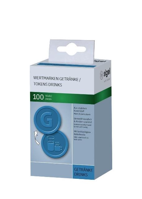 Sigel Horeca Drankenmunten kunststof Blauw