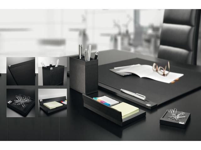 Sigel luxe pennenbak Cintano S kunstleder zwart