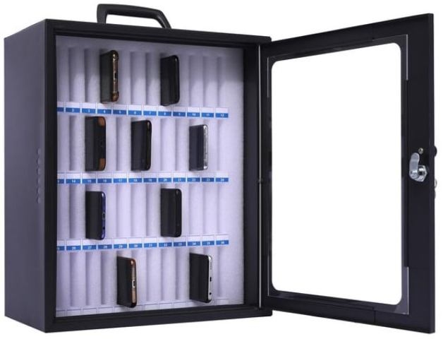 Smartphone kast voor 48 smartphones donkergrijs