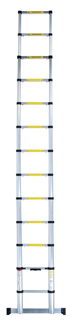 Telescopische ladder 3.80 m - 12 trede