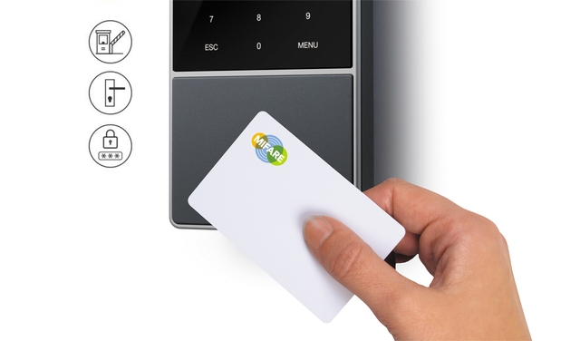 Tijdregistratiesysteem Timemoto TM-818 SC Met Mifare & RFID
