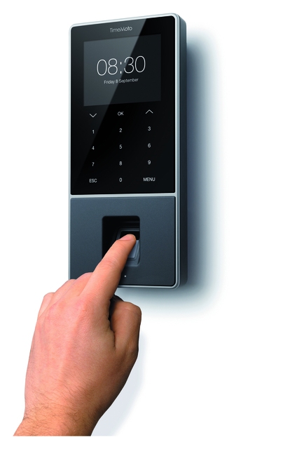 Tijdregistratiesysteem Timemoto TM-828 SC Met Mifare, RFID &