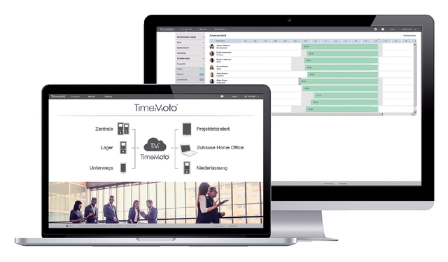 Tijdregistratiesysteem Timemoto TM-828 SC Met Mifare, RFID &