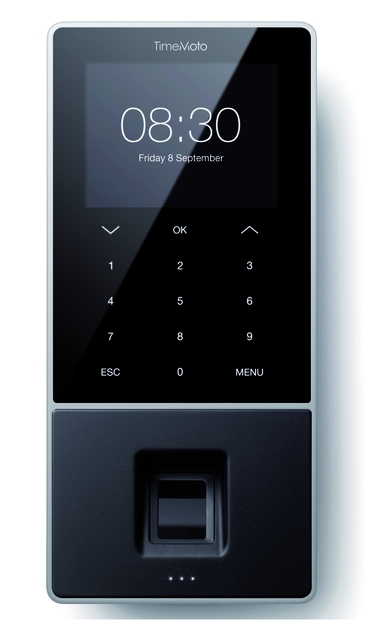 Tijdregistratiesysteem Timemoto TM-828 SC Met Mifare, RFID &