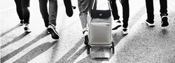 TRIOKY booschappentrolley Vik 38 liter zilver