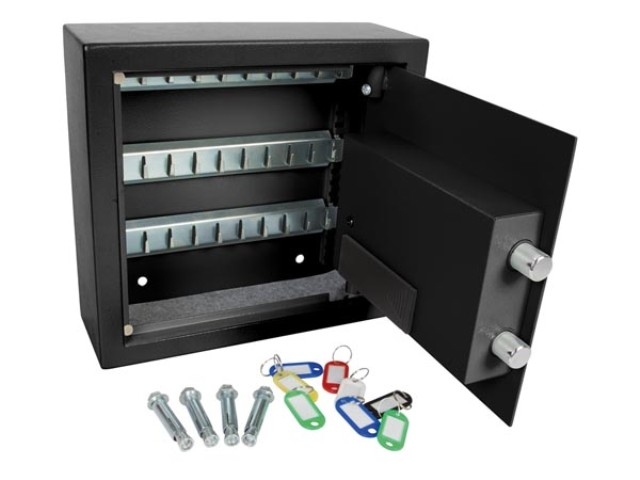 ZWARE SLEUTELKLUIS - 28 x 30 x 10 cm - 30 sleutels