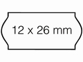 Etiket 26x12mm voor Prijstang Sato Samark wit permanent