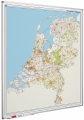 Wand- / Landkaart Softline profiel 8mm Nederland Postcode