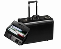 Rondo Pilotenkoffer trolley Lederlook zwart