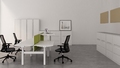 Metrix Dual Flexibele werkplek 140 x 80 cm