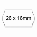 Prijstang NON-PERM etiketten 26x16mm voor model UNO AC5700