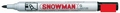 Snowman G-12 Permanent Marker 1-3 mm Rood