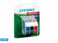 Lettertape Dymo rol 9mm x 3m assorti