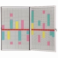 Nobo Planbord met T-kaarten Vouwbaar frame en Accessoires