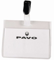 Badges Visitor met clip 60x90 mm 50 stuks