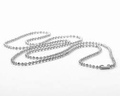 Metalen nekketting voor badges 850 mm 10 stuks